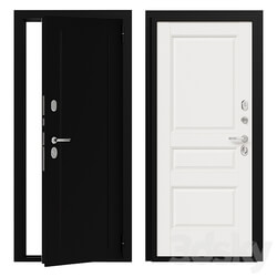 Entrance metal door Bravo 11 3D Models 
