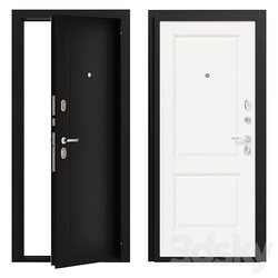 Entrance metal door Bravo 12 3D Models 