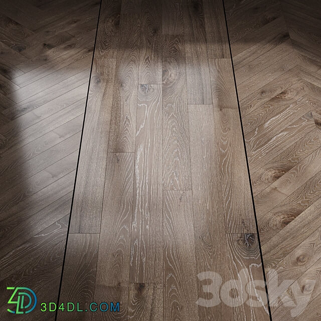 Parquet oak smoky topaz 3D Models