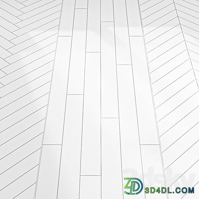 Parquet oak smoky topaz 3D Models