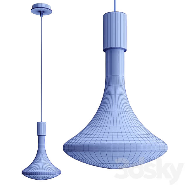 CATHODE ENDLESS By DAVIDE GROPPI Pendant light 3D Models