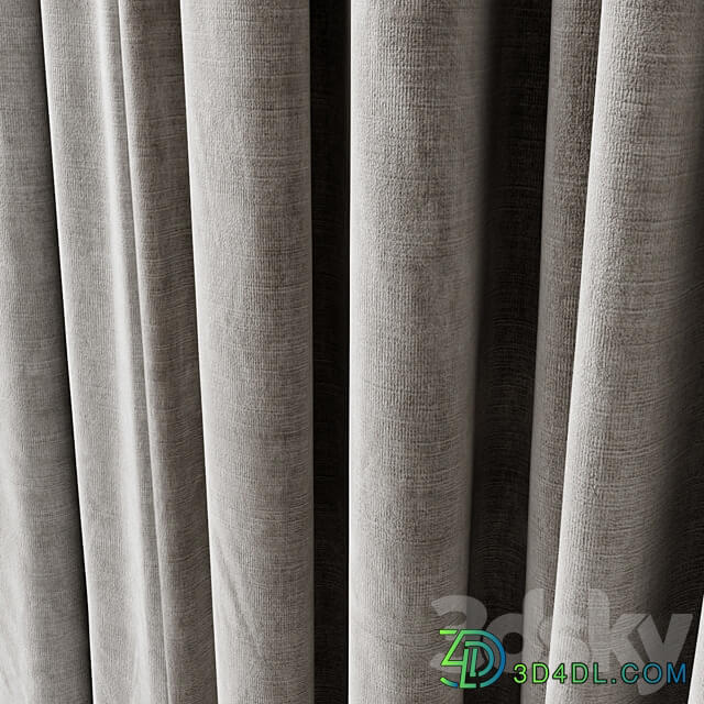 Curtains 2 3D Models