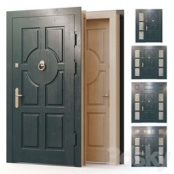 Entrance door for the main entrance 01 3D Models 