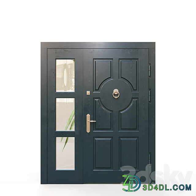 Entrance door for the main entrance 01 3D Models