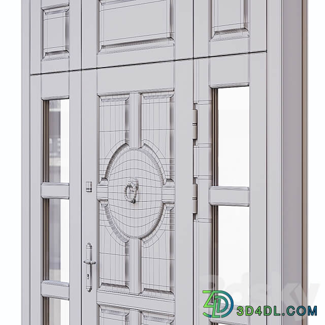 Entrance door for the main entrance 01 3D Models