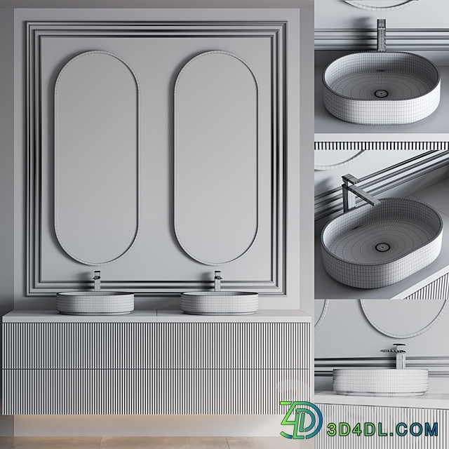 bathroom furniture 90 3D Models