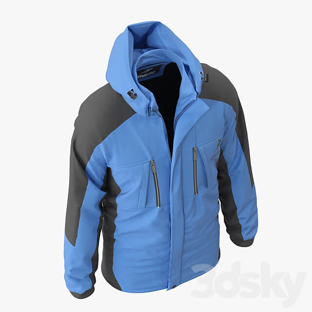 Men Waterproof Mountain Jacket Clothes 3D Models