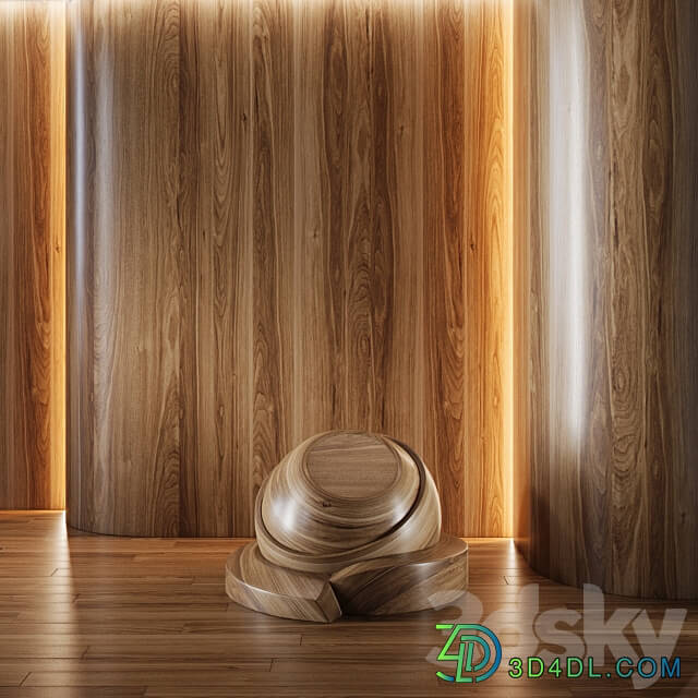 Wood Walnut set seamless laminate Parquet fifteen 3D Models