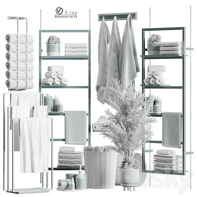 bathroom accessories 54 3D Models