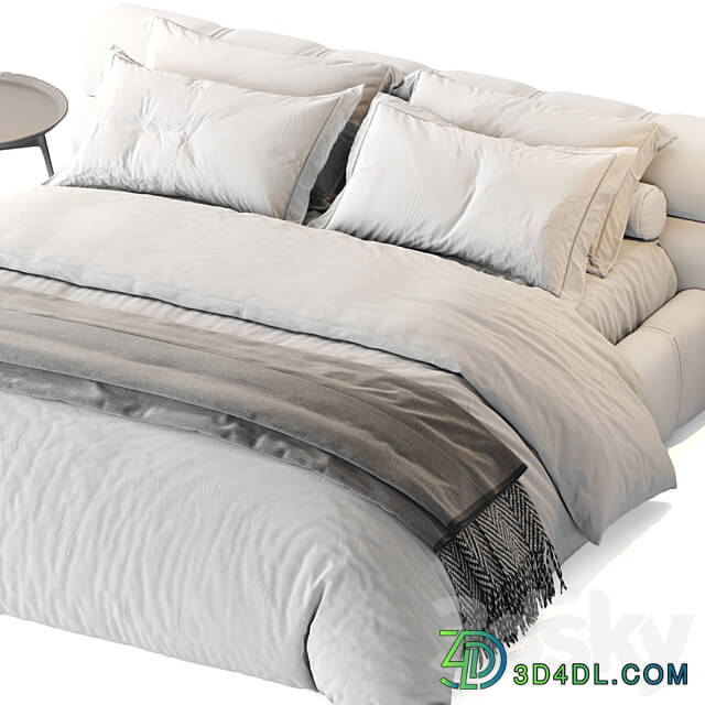 B B Italia Tufty Bed Bed 3D Models