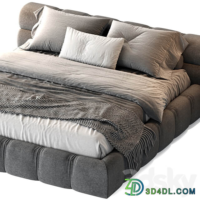 B B Italia Tufty Bed Bed 3D Models