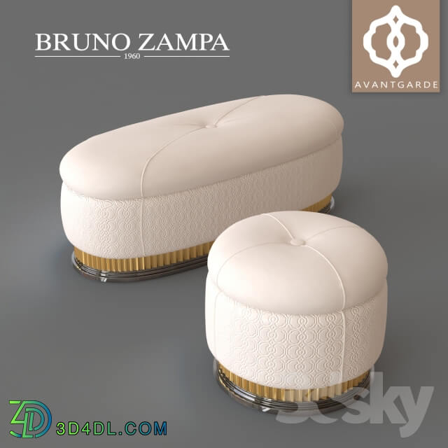 BRUNO ZAMPA WALT Pouf and Bench