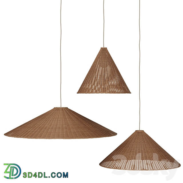 Dou lampshade by Fermliving Pendant light 3D Models