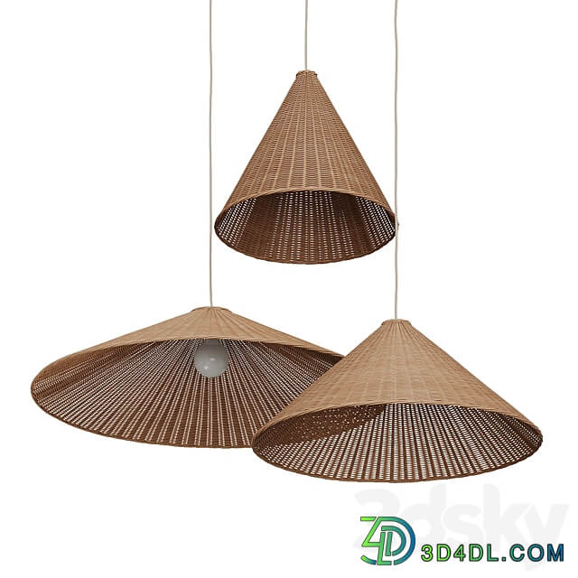 Dou lampshade by Fermliving Pendant light 3D Models