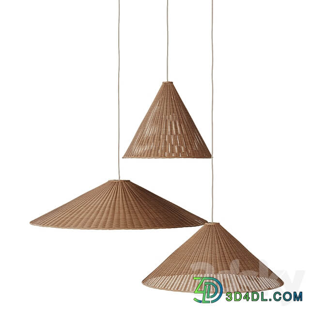 Dou lampshade by Fermliving Pendant light 3D Models