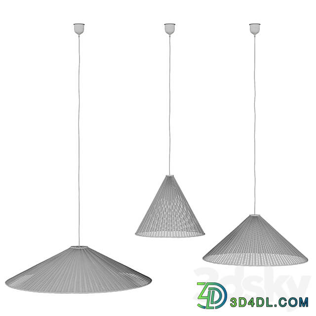 Dou lampshade by Fermliving Pendant light 3D Models