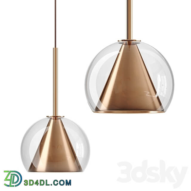 KONO LIGHT by Dechem studio Pendant light 3D Models