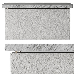 stone table island Table 3D Models 