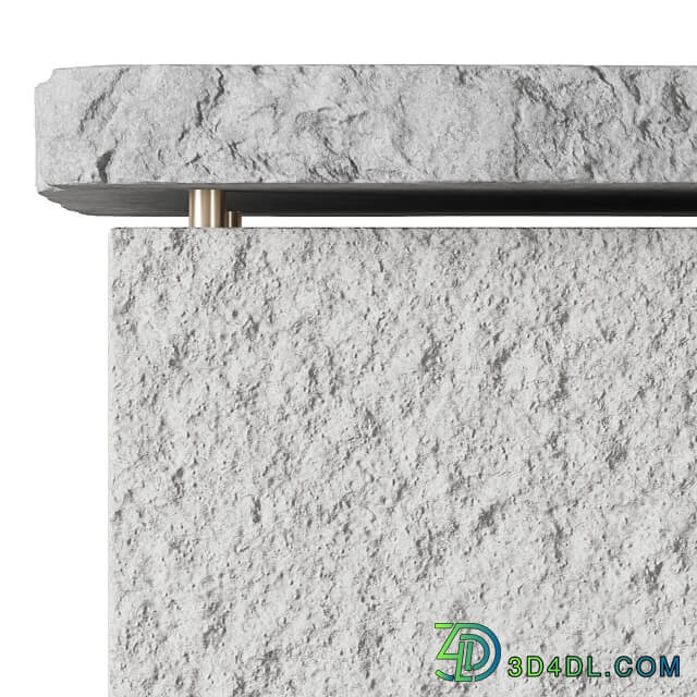 stone table island Table 3D Models