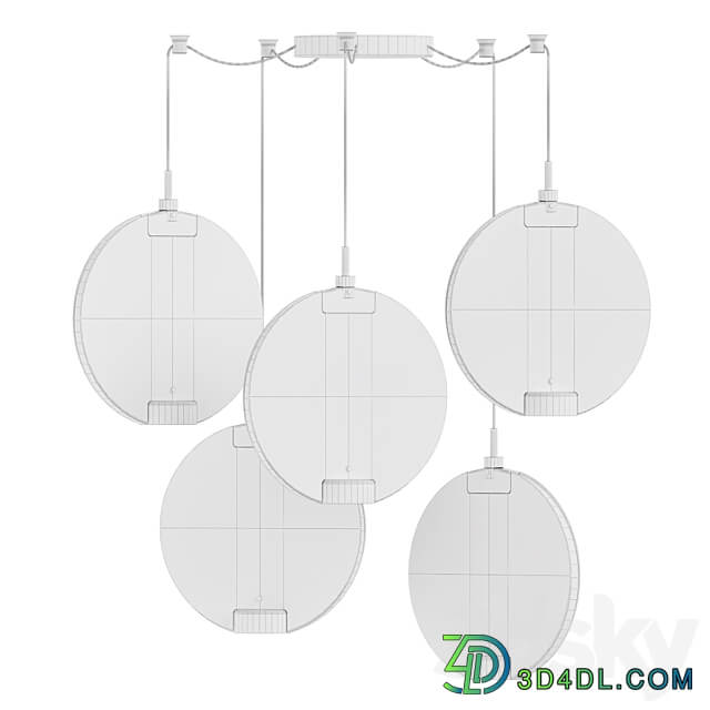 masiero group Horo s5 Pendant light 3D Models