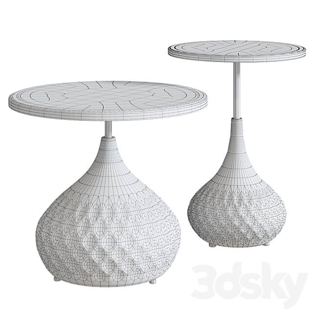 Morocco coffee table 3D Models