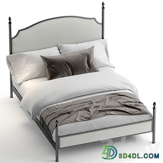 Sinead queen bed Bed 3D Models