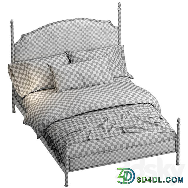 Sinead queen bed Bed 3D Models
