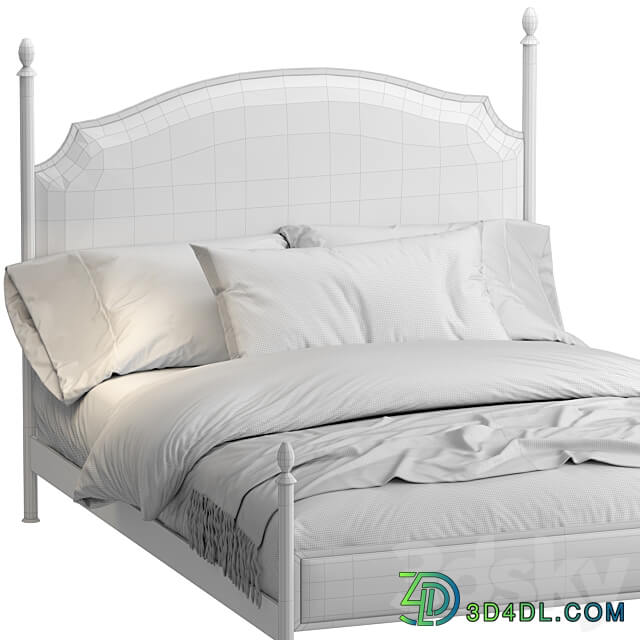 Sinead queen bed Bed 3D Models