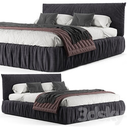 Kemi Bed wood soft Bed 3D Models 
