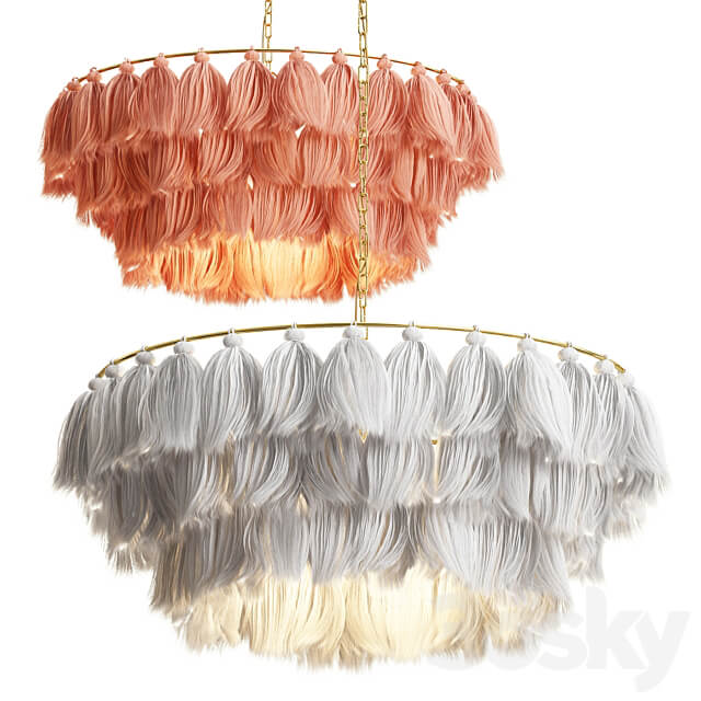 Tassel Pendant Lamp Pendant light 3D Models