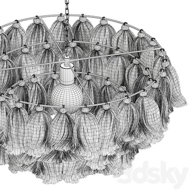 Tassel Pendant Lamp Pendant light 3D Models