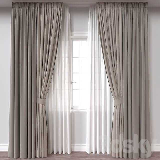 Curtain A329 3D Models
