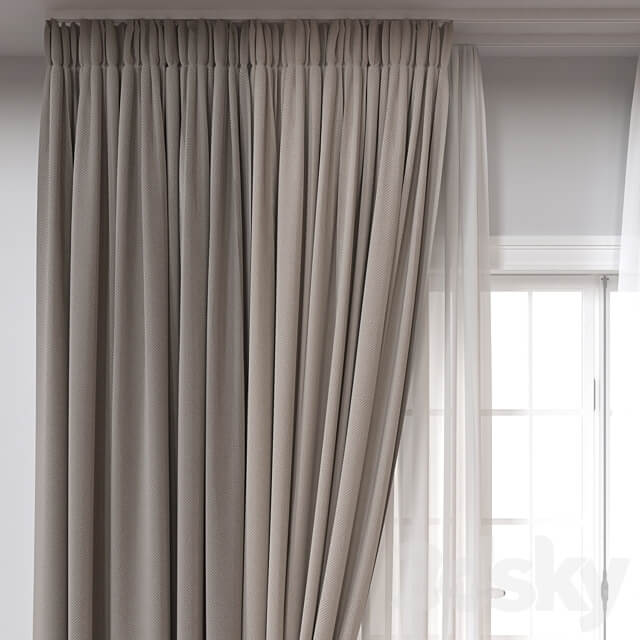 Curtain A329 3D Models