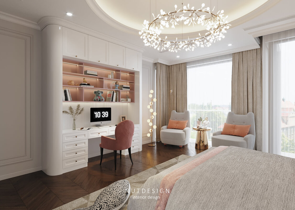 3D Interior Scenes File 3dsmax Model Bedroom Girls 605 By Hoang Thoa