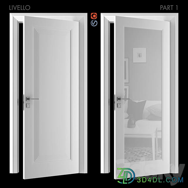 Doors of Academy LIVELLO part 1 3D Models