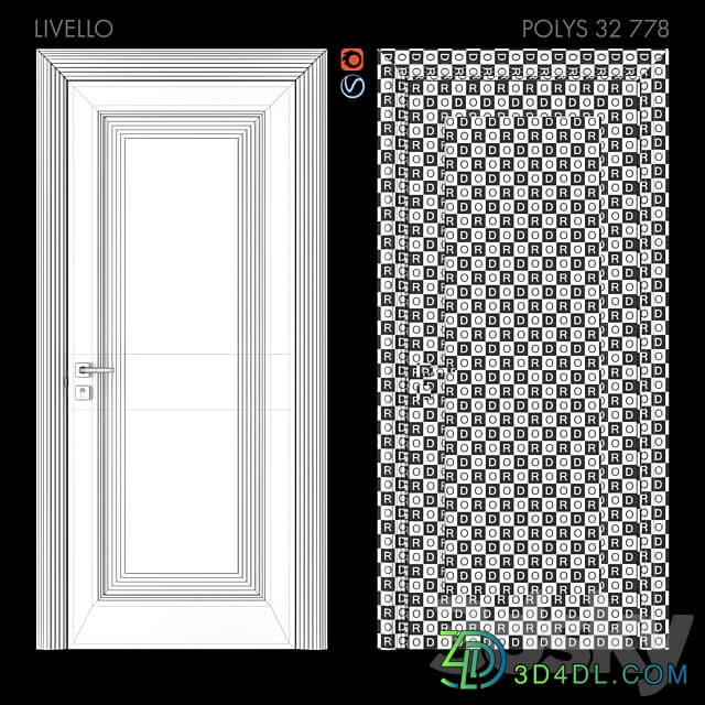 Doors of Academy LIVELLO part 1 3D Models