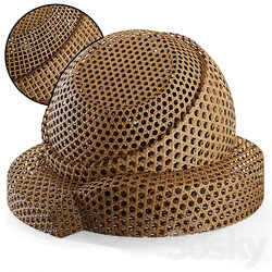 Weaving material Rattan 01 3D Models 