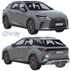 Lexus RX 450 2023 3D Models 