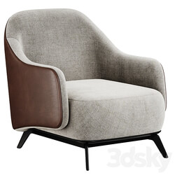 Kaori Poliform Armchair 3D Models 