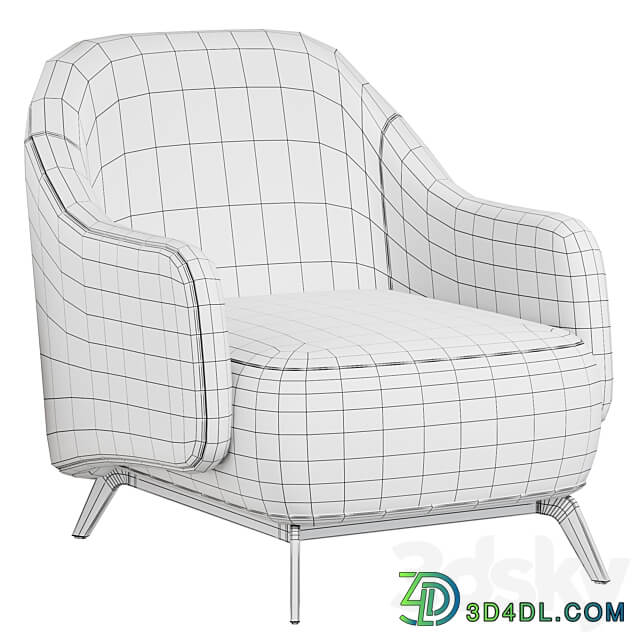 Kaori Poliform Armchair 3D Models