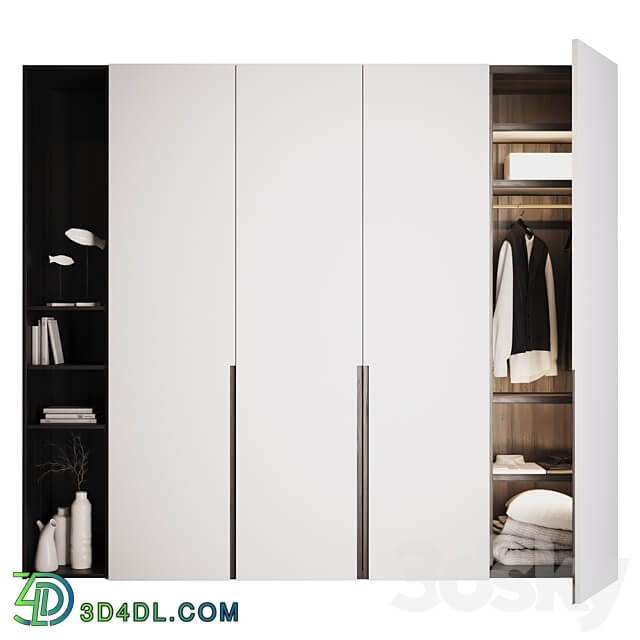 Wardrobe Silenia Wardrobe Display cabinets 3D Models