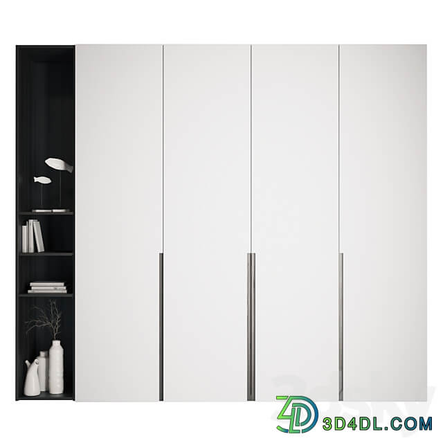 Wardrobe Silenia Wardrobe Display cabinets 3D Models