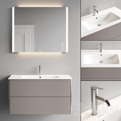Duravit XSquare Vanity Unit Set 4 3D Models 