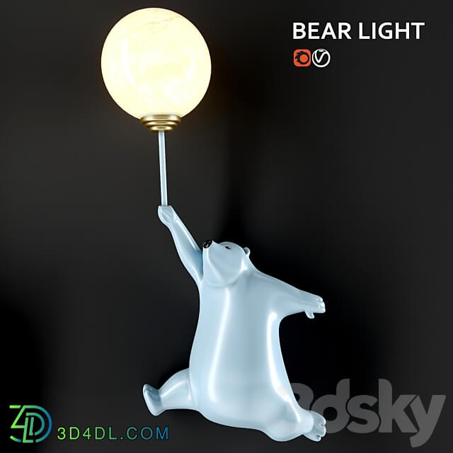Playlighting BEAR LIGHT 3D Models