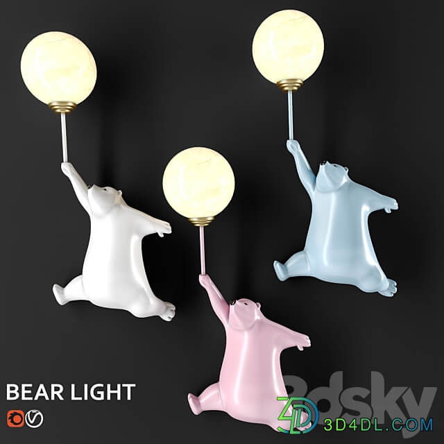 Playlighting BEAR LIGHT 3D Models