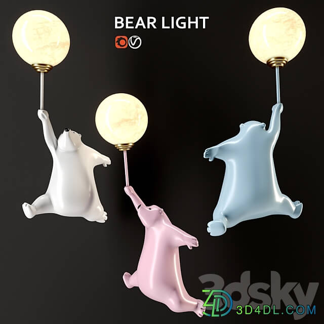 Playlighting BEAR LIGHT 3D Models