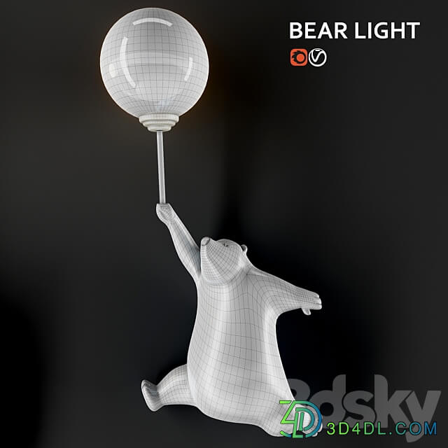 Playlighting BEAR LIGHT 3D Models