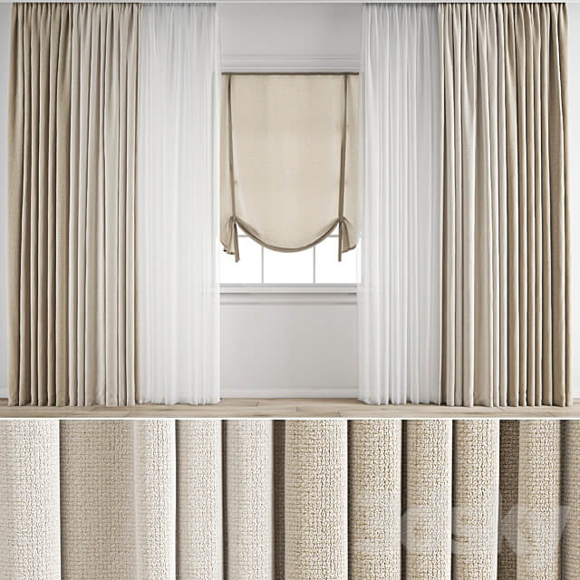 Curtain 702 3D Models