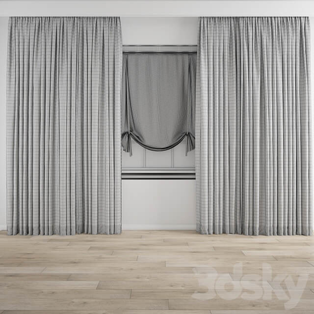 Curtain 702 3D Models