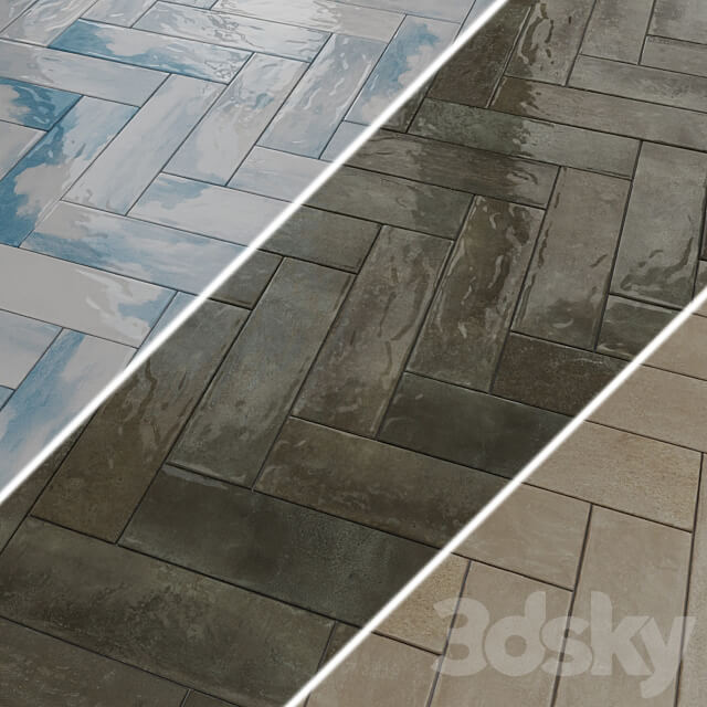Ceramic Tiles Kerama Marazzi TRAKAY 8 5X28 5 3D Models
